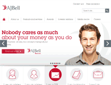 Tablet Screenshot of ajbell.co.uk
